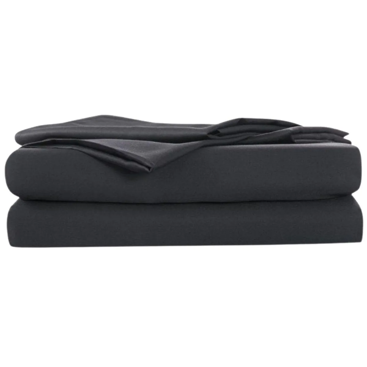 100% Organic Bamboo Duvet Cover Set A Charcoal - QUEEN