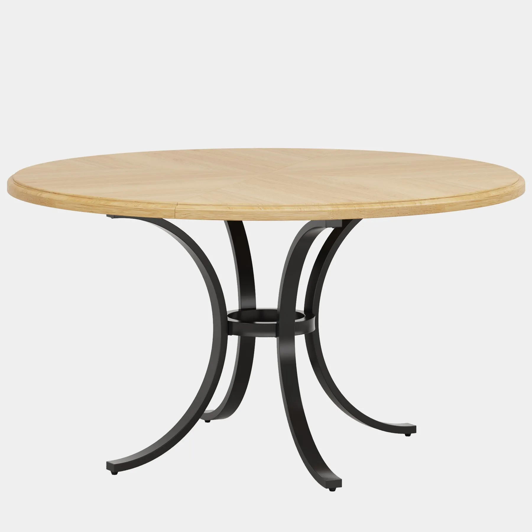 47" Dining Table, Round Farmhouse Kitchen Table