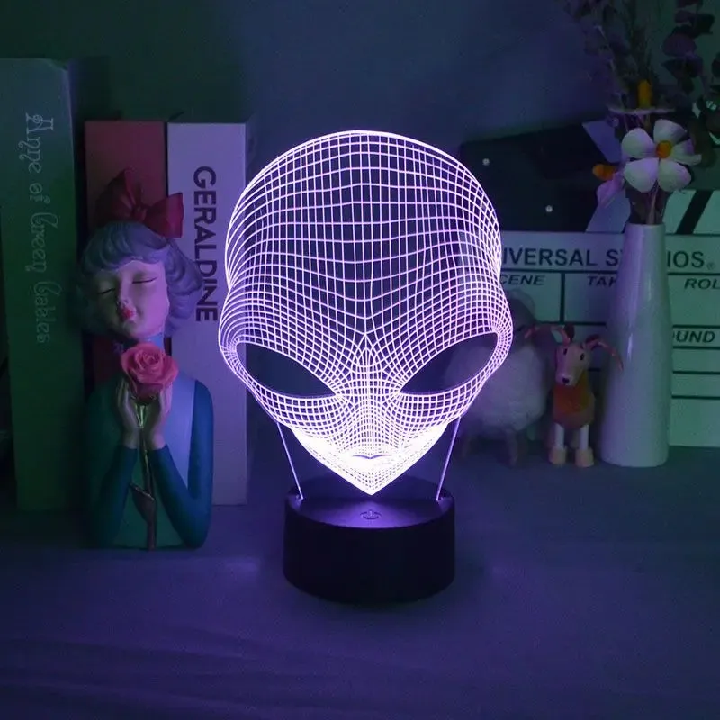 Alien Shaped 3D LED Night Light