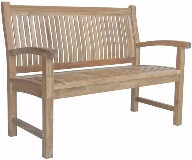 Anderson Teak BH-002 Sahara 2-Seater Bench, Natural