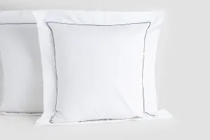 Bemboka Cotton Percale Pillow Cases with Piping