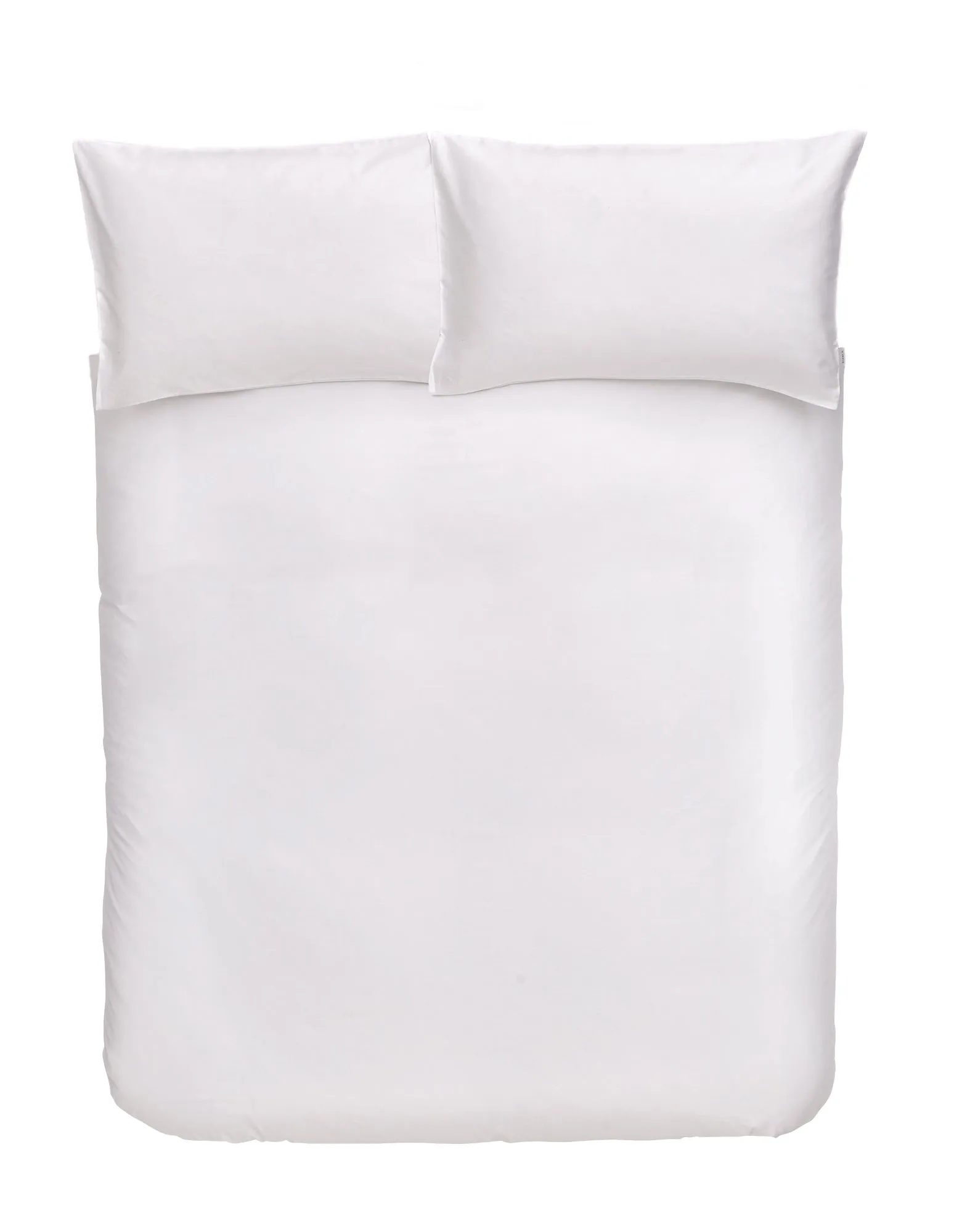 Bianca White 400TC 100% Cotton Sateen Duvet Set