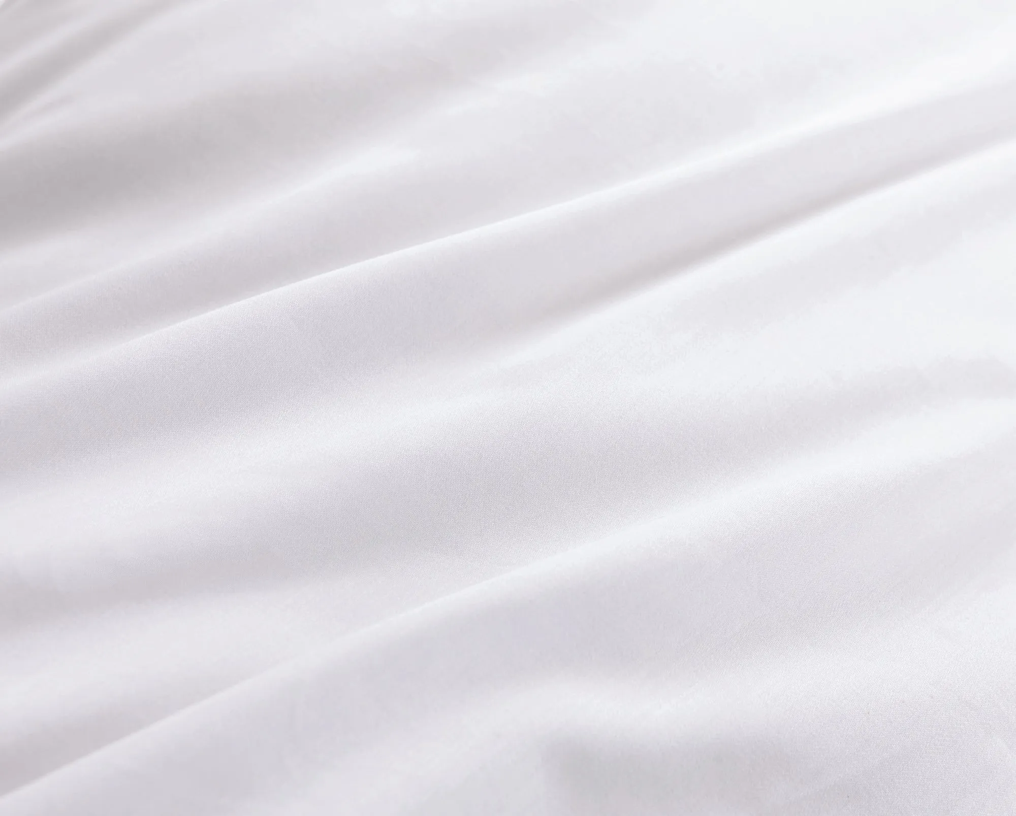 Bianca White 400TC 100% Cotton Sateen Duvet Set