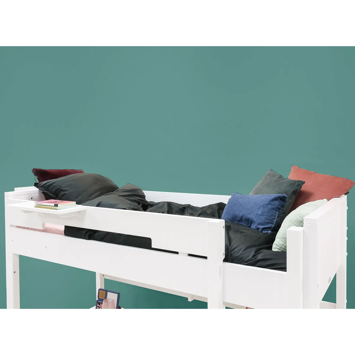 Bopita High Sleeper XL 90x200 With Straight Stairs Combiflex White (Pre-Order; Est. Delivery in 6-10 Weeks)