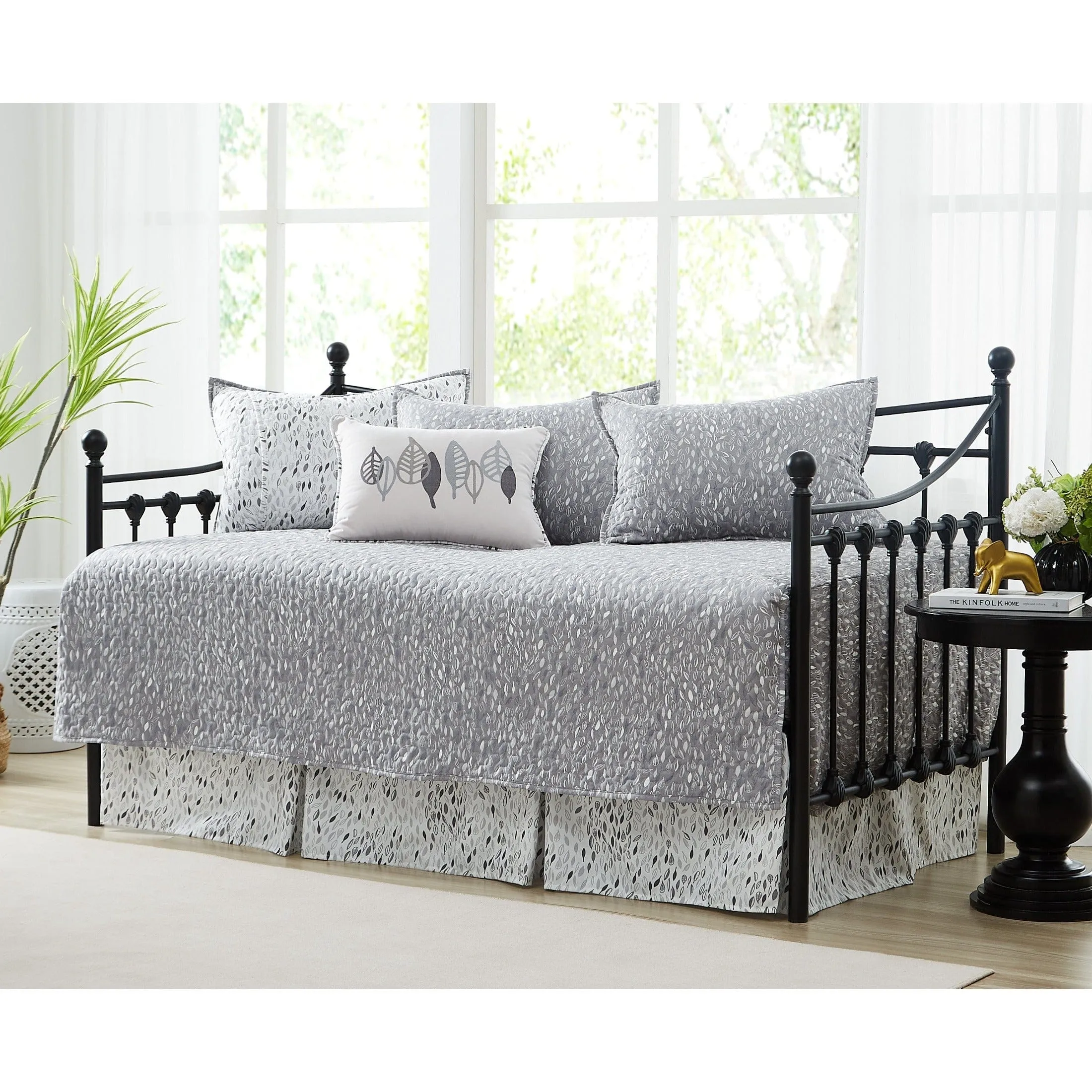 Botanical Leaves 6-Piece Daybed Cover Set