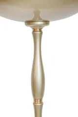 Brazilian Mid-Century Modern Torchiere Lamp in Light Gold