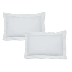 Catherine Lansfield White Easy Iron Percale Oxford Pillowcase Pair