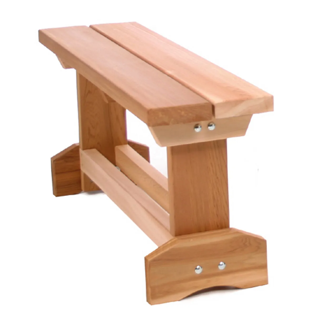 Cedar 3-Piece 72"W Picnic Table Set - Seats 8 - Handcrafted In Canada With Rot Resistant, Untreated, Western Red Cedar.