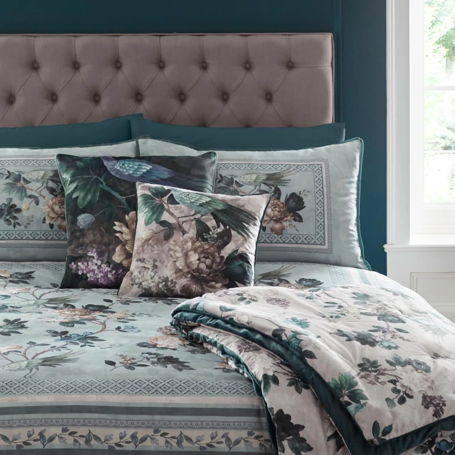 Chatsworth Teal Duvet Cover Set