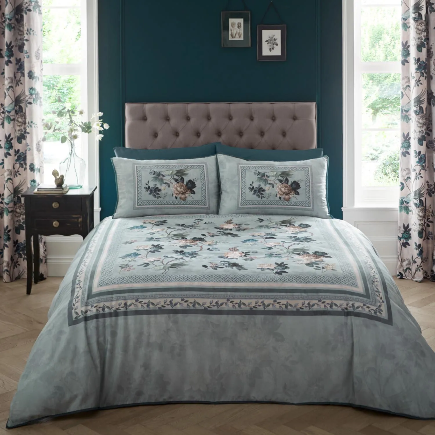 Chatsworth Teal Duvet Cover Set