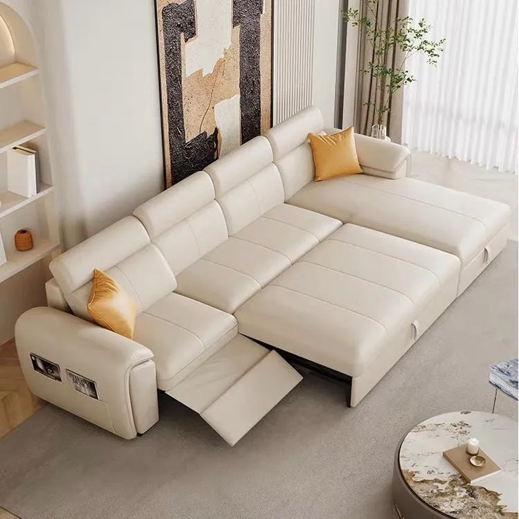 Christen Electric Recliner Leather Sofa Bed