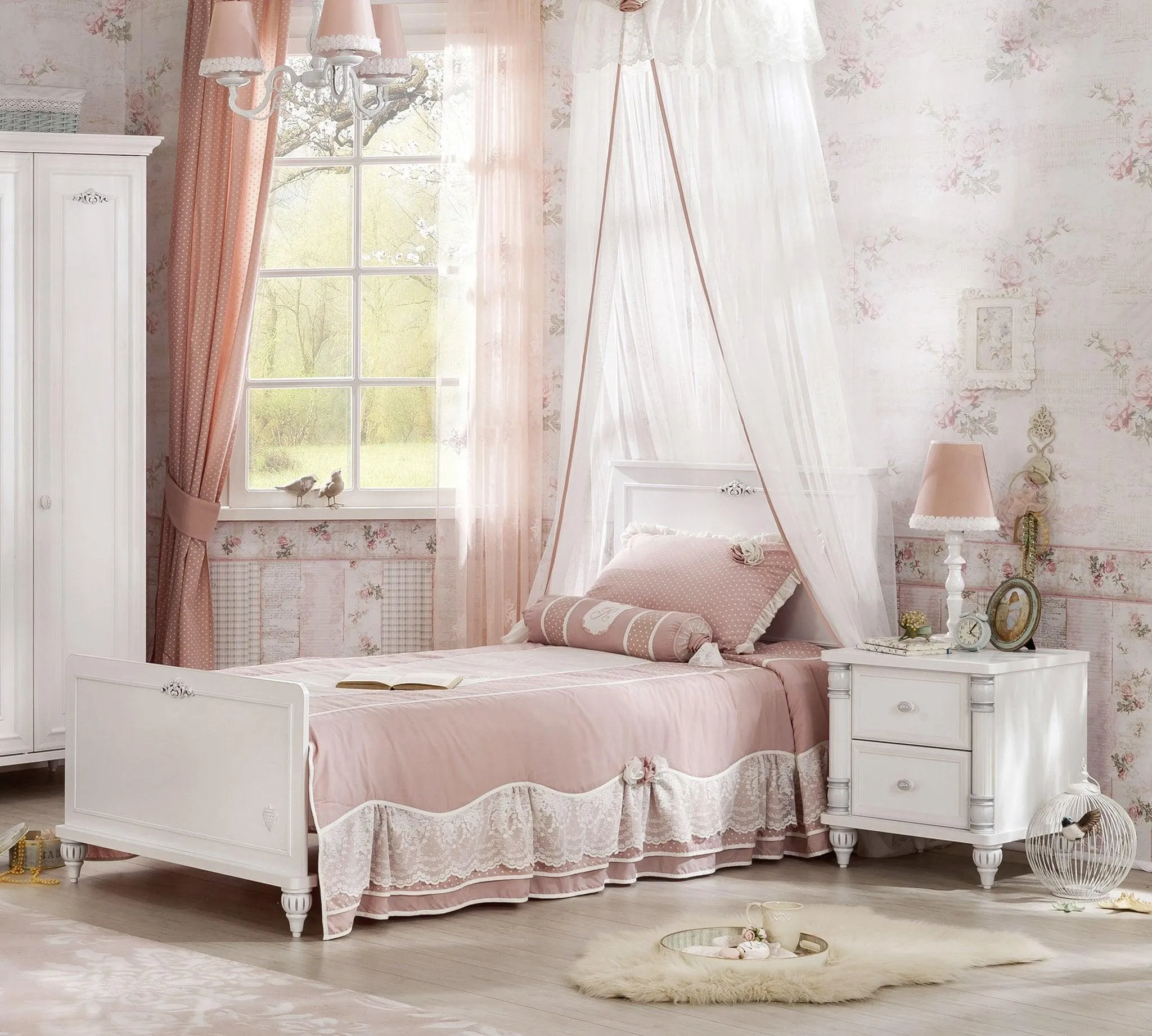 Cilek Romantica Bed (100X200 Cm Or 120X200 Cm)