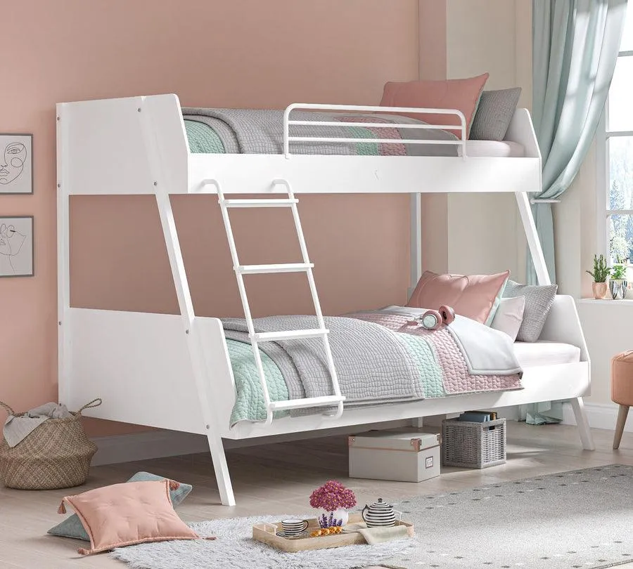 Cilek Romantica White Large Bunk Bed (90x200-120x200 cm)