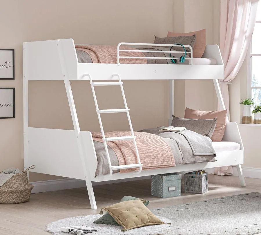 Cilek Romantica White Large Bunk Bed (90x200-120x200 cm)