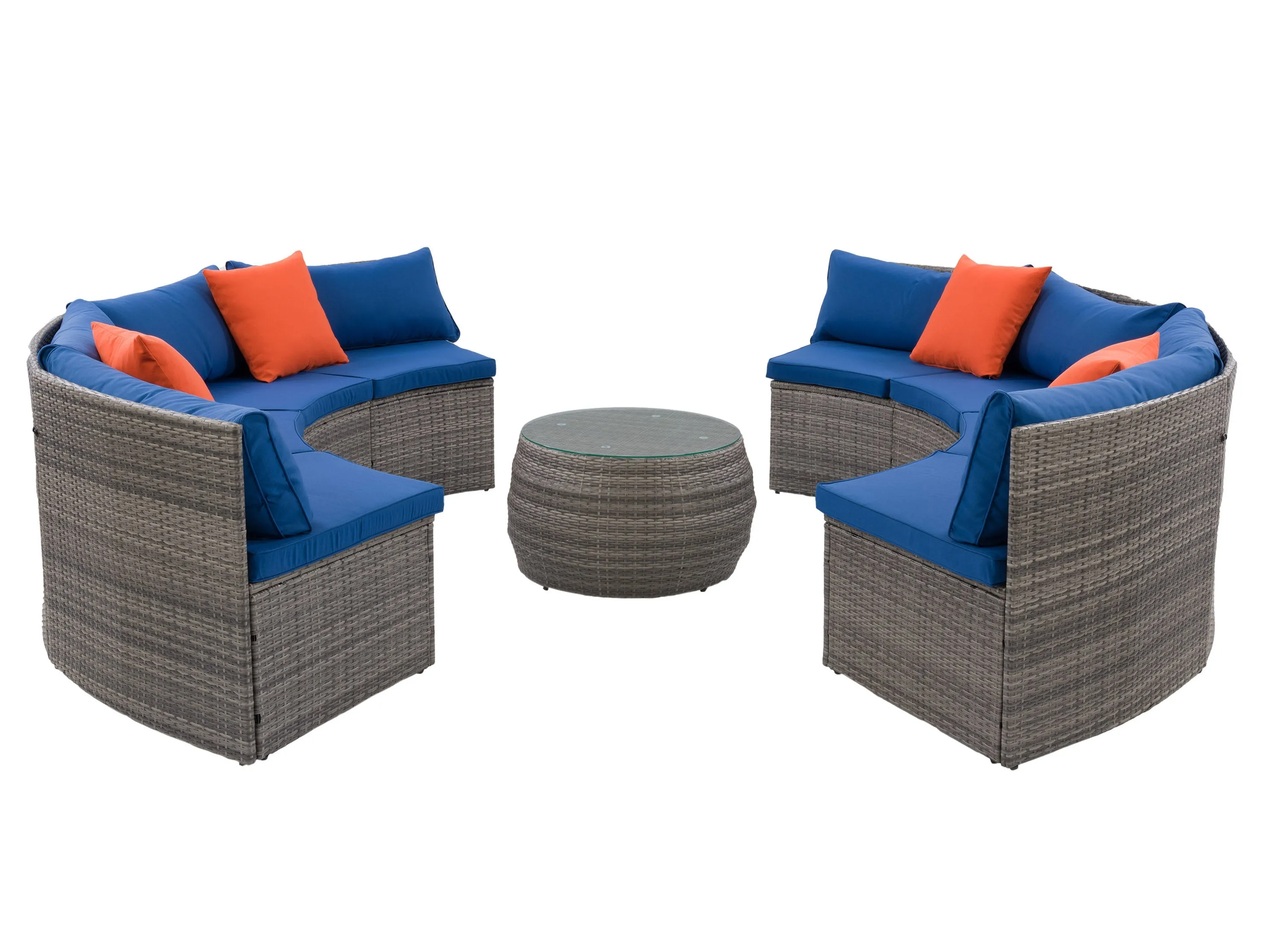 Circular Outdoor Seating, 5pc