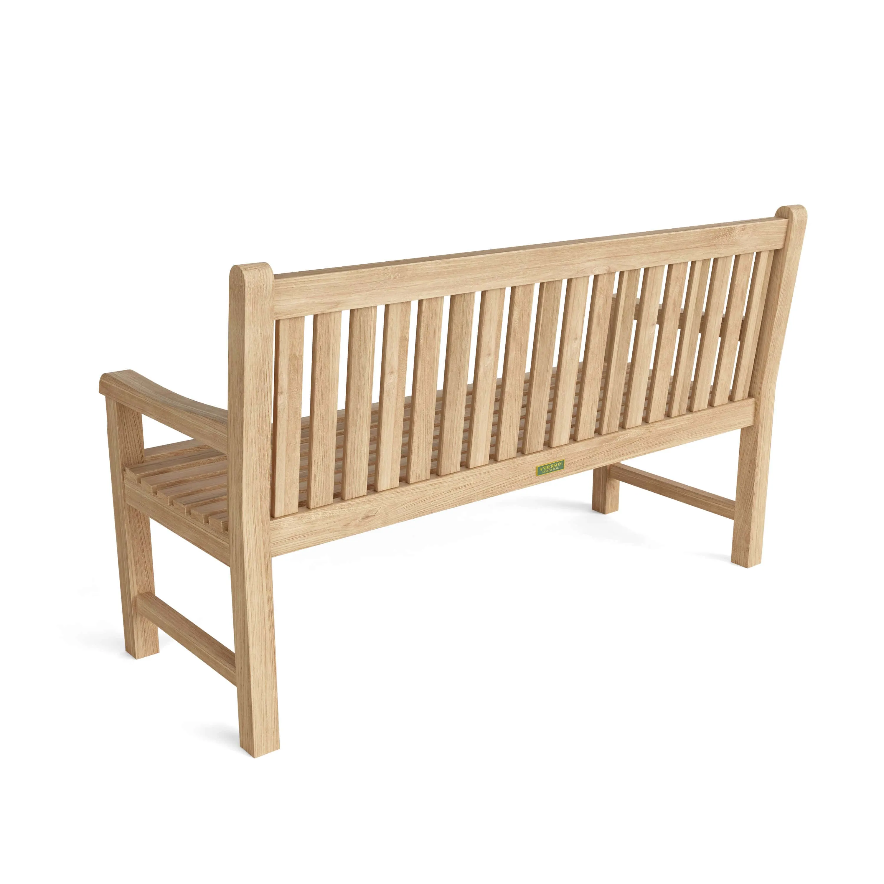 Classic Bench Masterfully Crafted In Teak, 35 H x 59 W x 23 L, Sanded Smooth To Natural Form, Arrives In 5 - 9 Working Days.