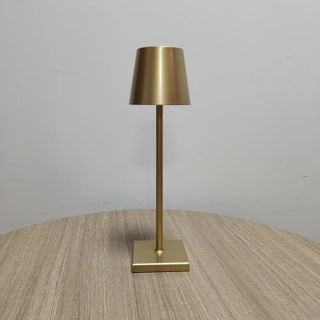 Classic Portable Rechargeable USB Metal Table Lamp