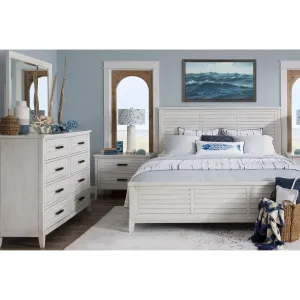 Coastal White 3-Pc Queen Bedroom Set