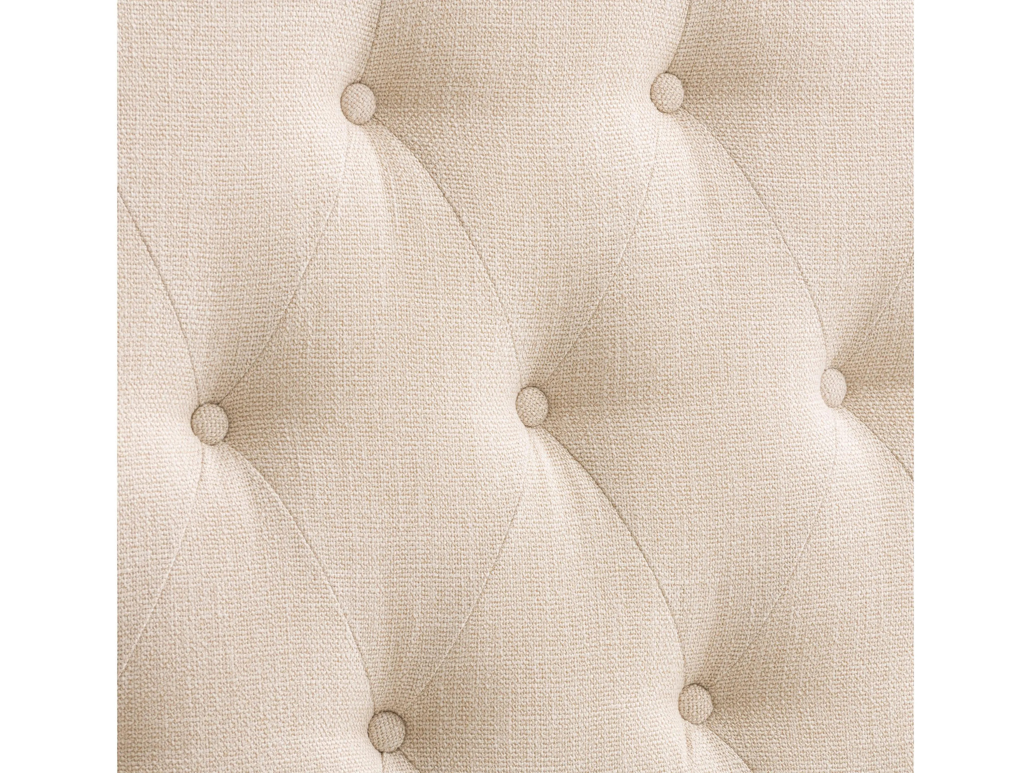 Cream Diamond Tufted Full/Double Headboard