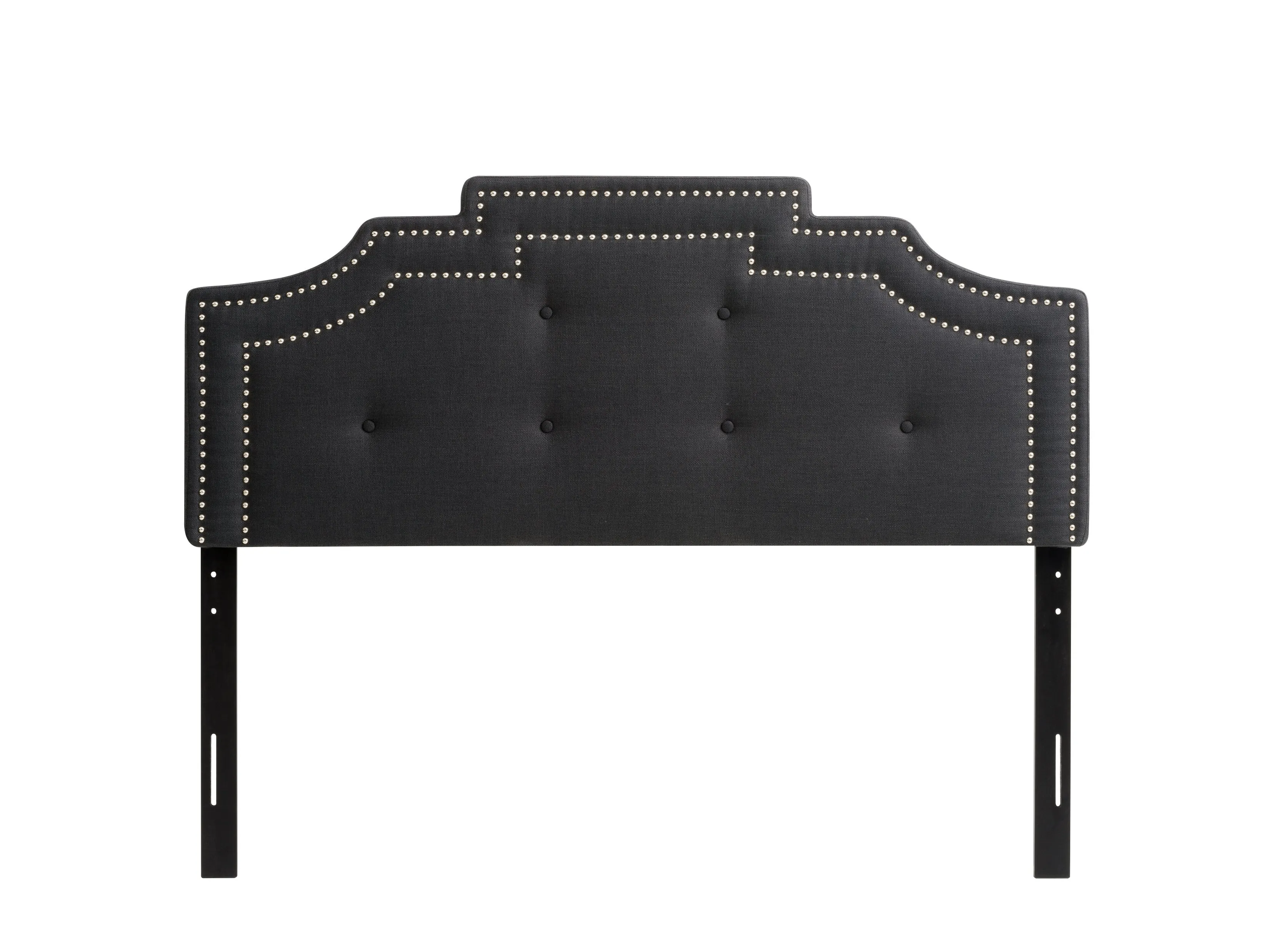 Dark Grey Padded Full/Double Headboard