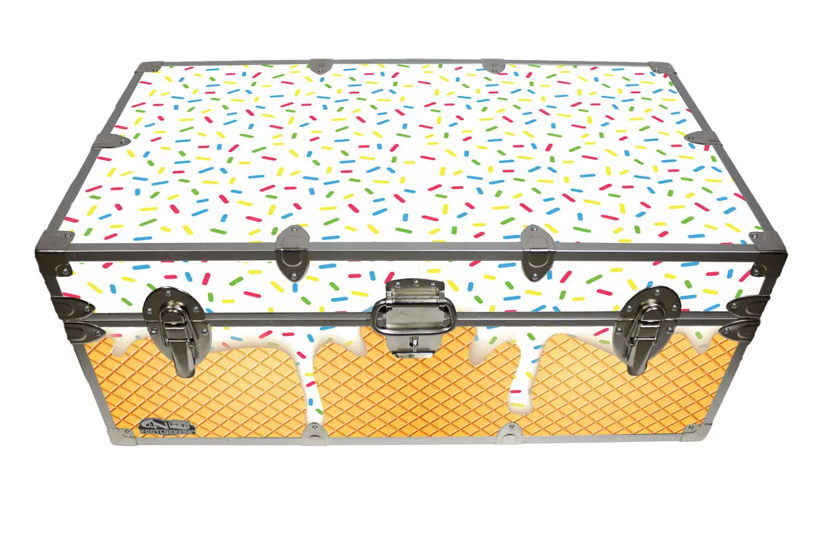 Designer Trunk - Ice Cream Cone - 32x18x13.5"