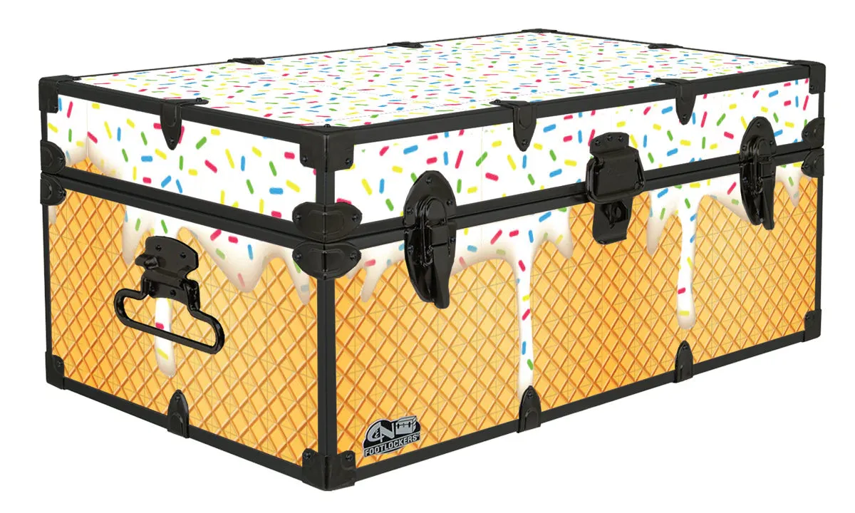 Designer Trunk - Ice Cream Cone - 32x18x13.5"