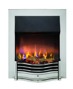 Dimplex Dumfries Chrome Inset Optiflame 3D Electric Fire