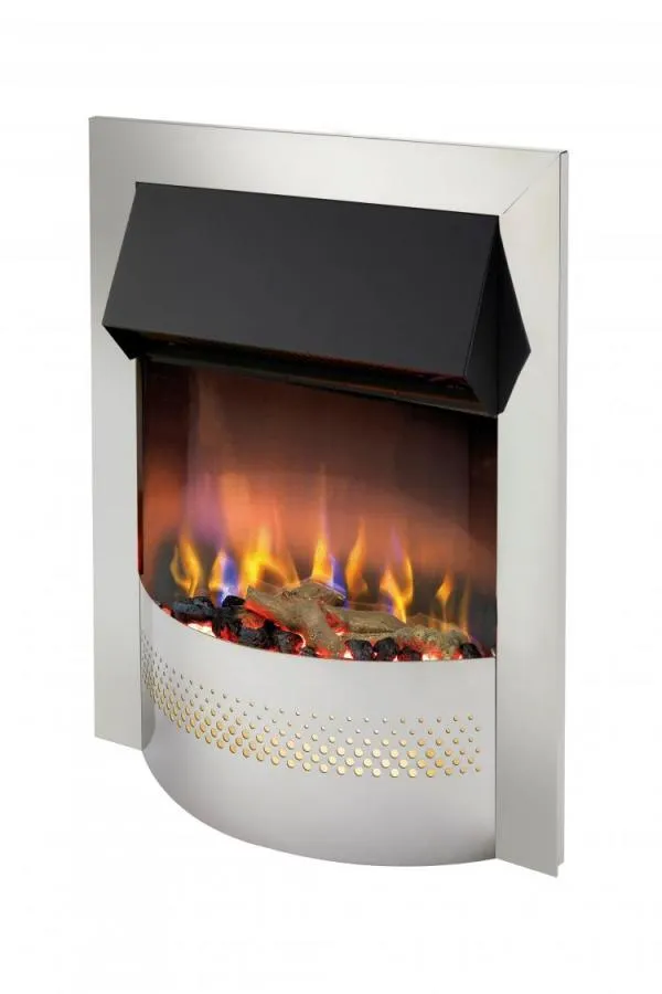 Dimplex Portree Chrome Inset Optiflame 3D Electric Fire