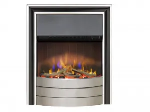 Dimplex Skeldon Chrome 3D Inset Optiflame 3D Electric Fire