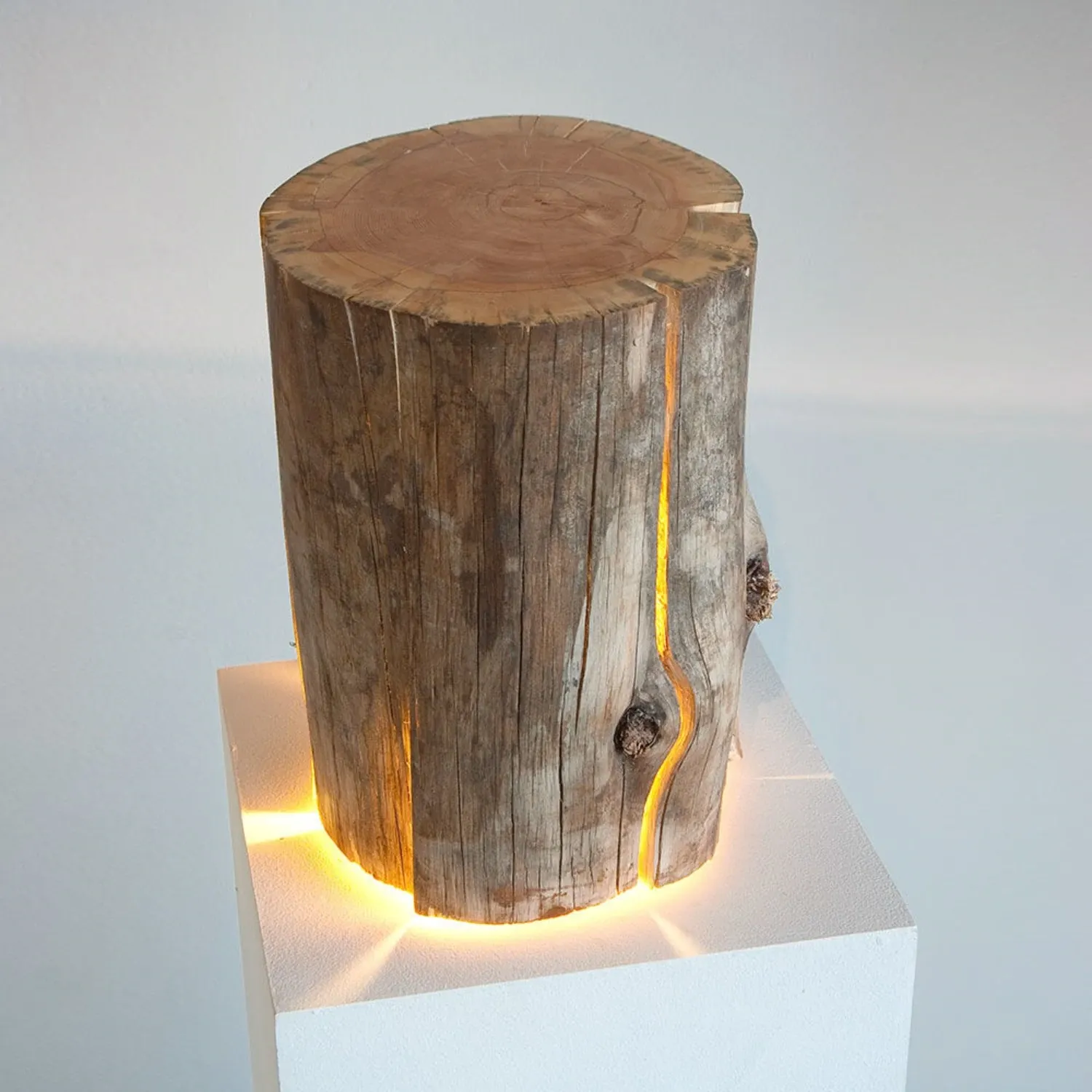 duncan meerding | cracked log lamp