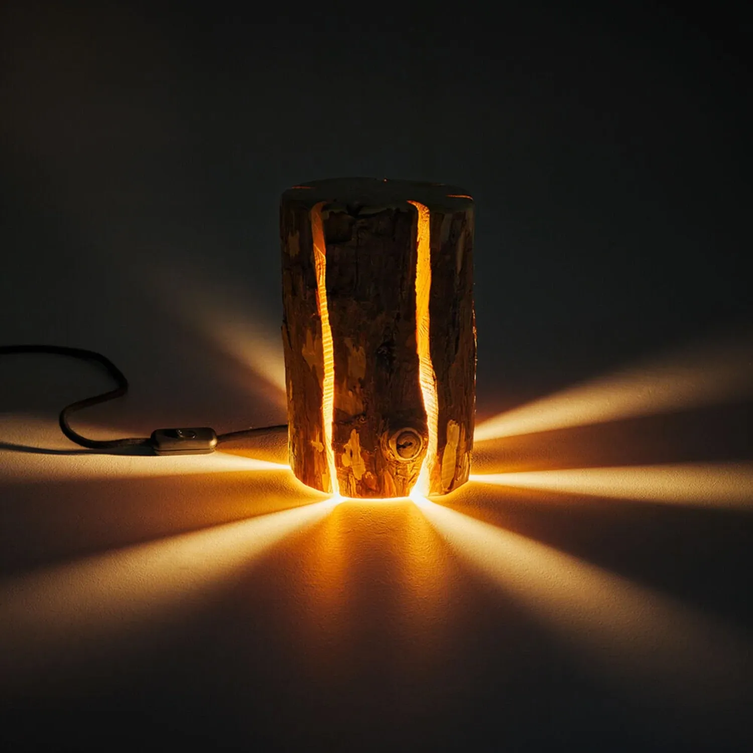 duncan meerding | cracked log lamp