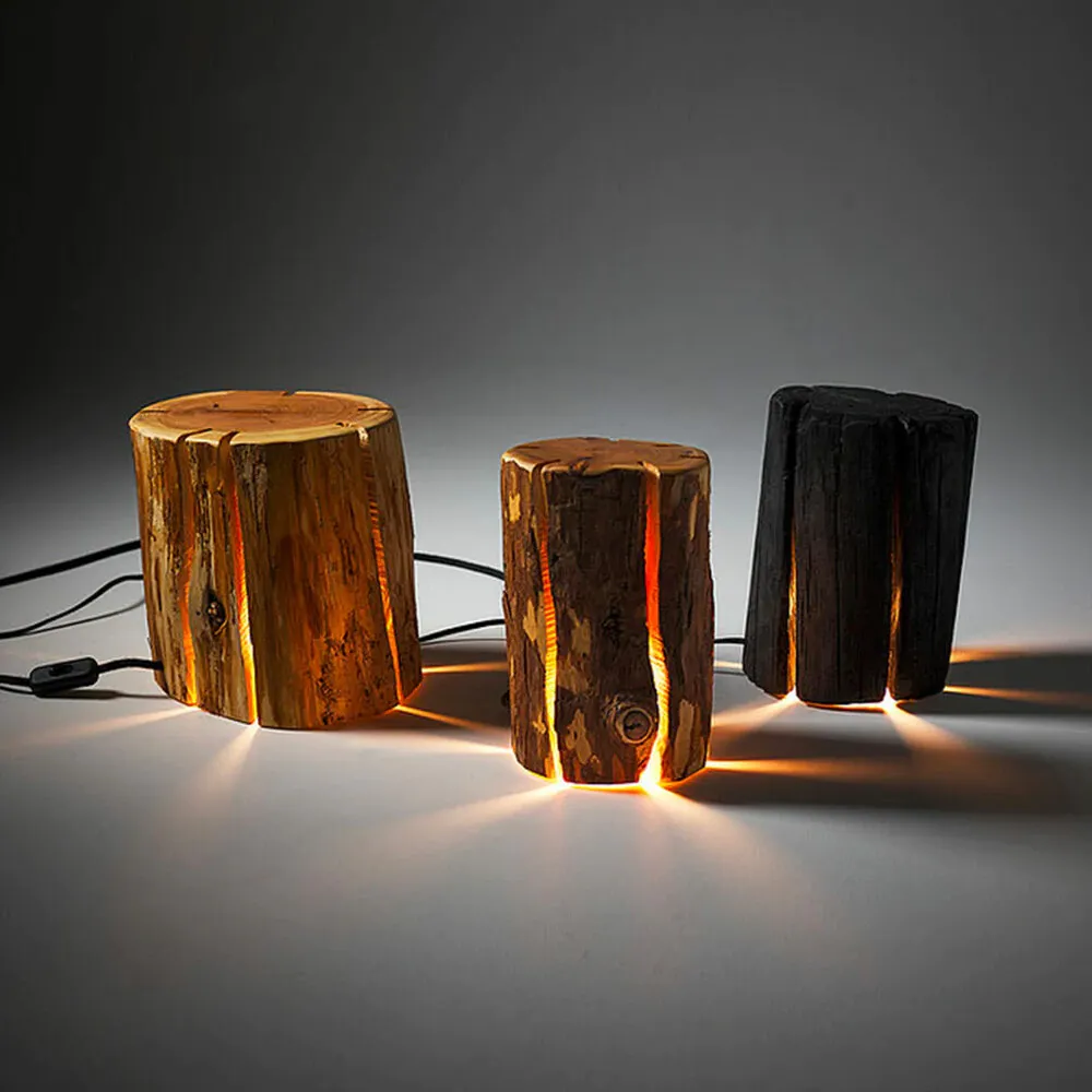 duncan meerding | cracked log lamp