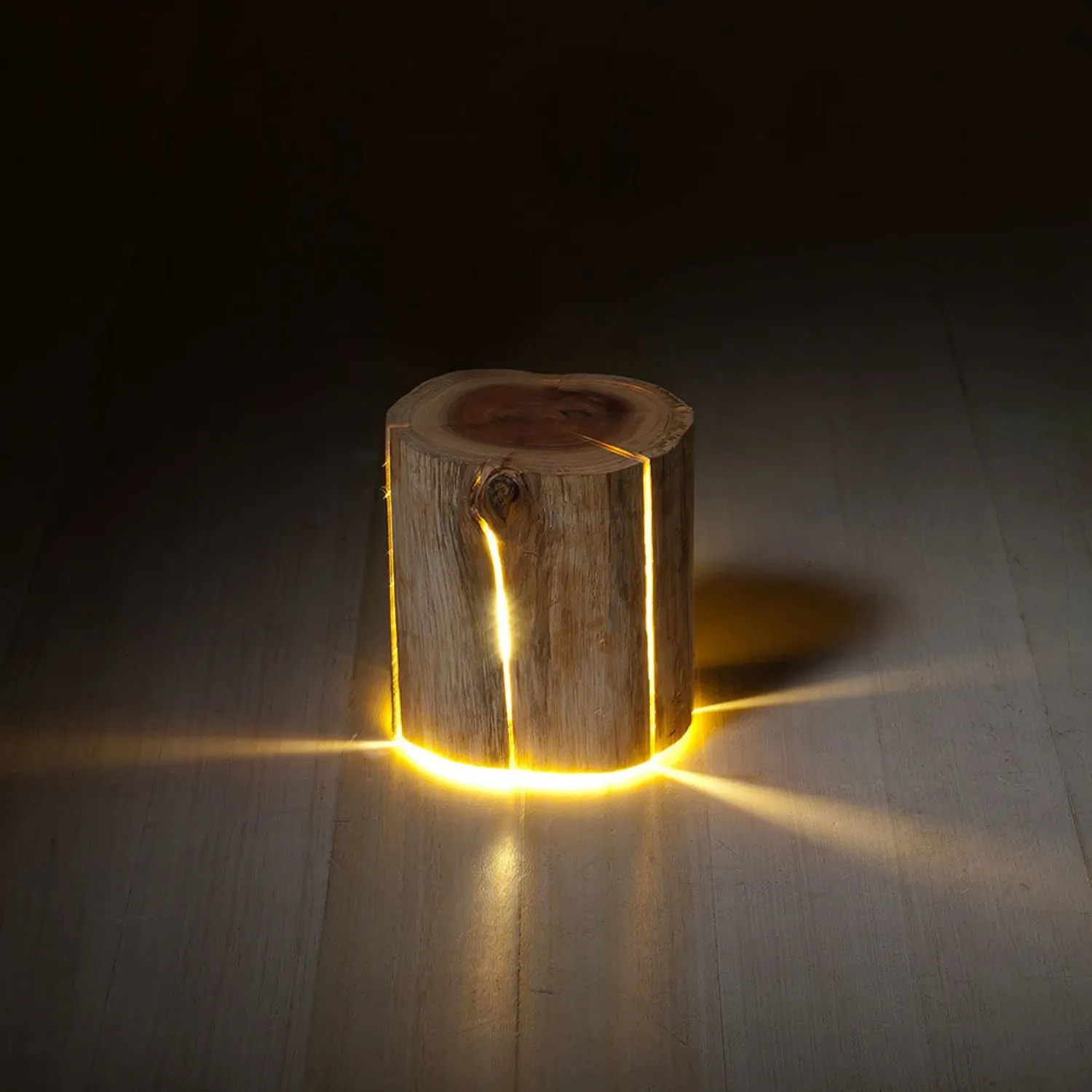 duncan meerding | cracked log lamp