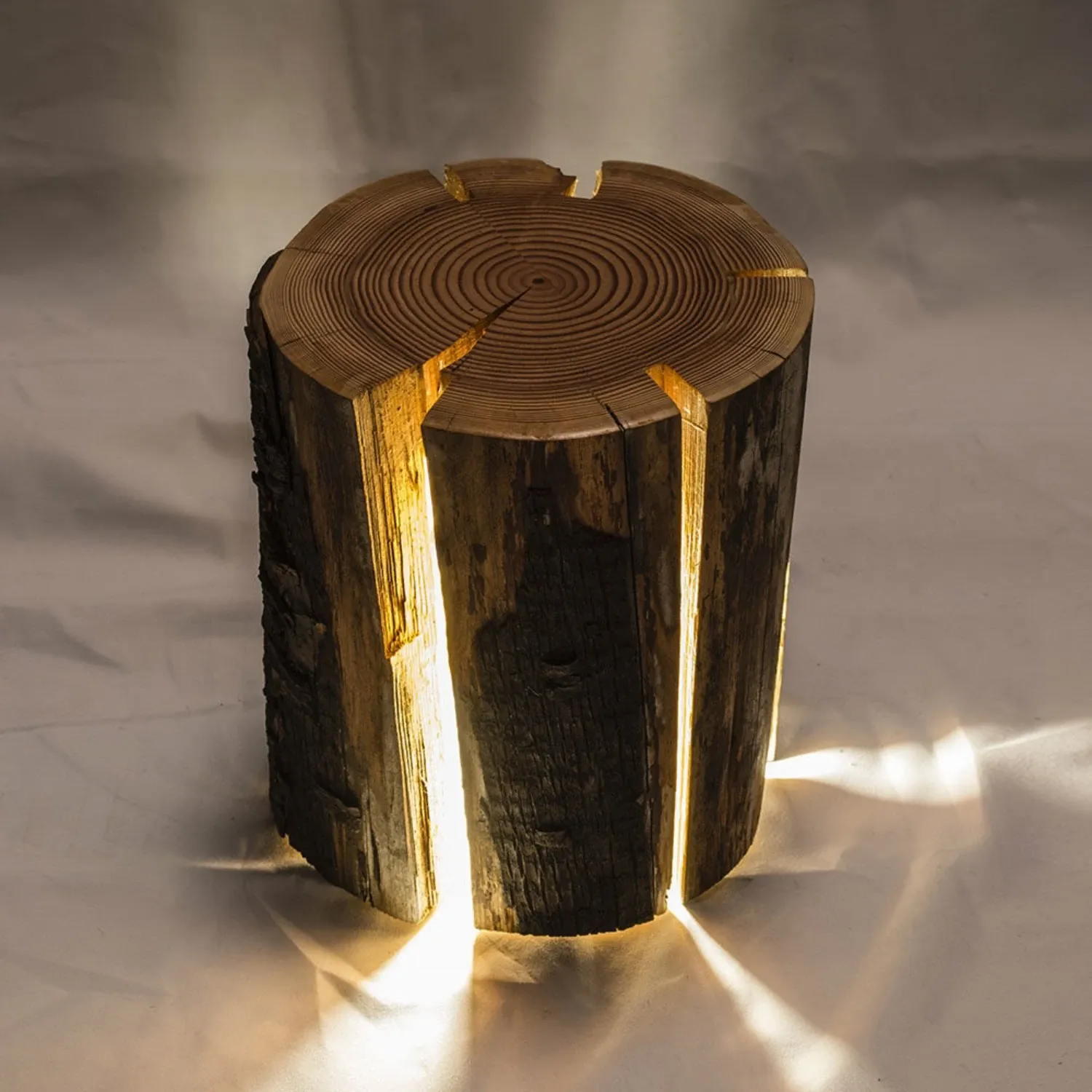 duncan meerding | cracked log lamp