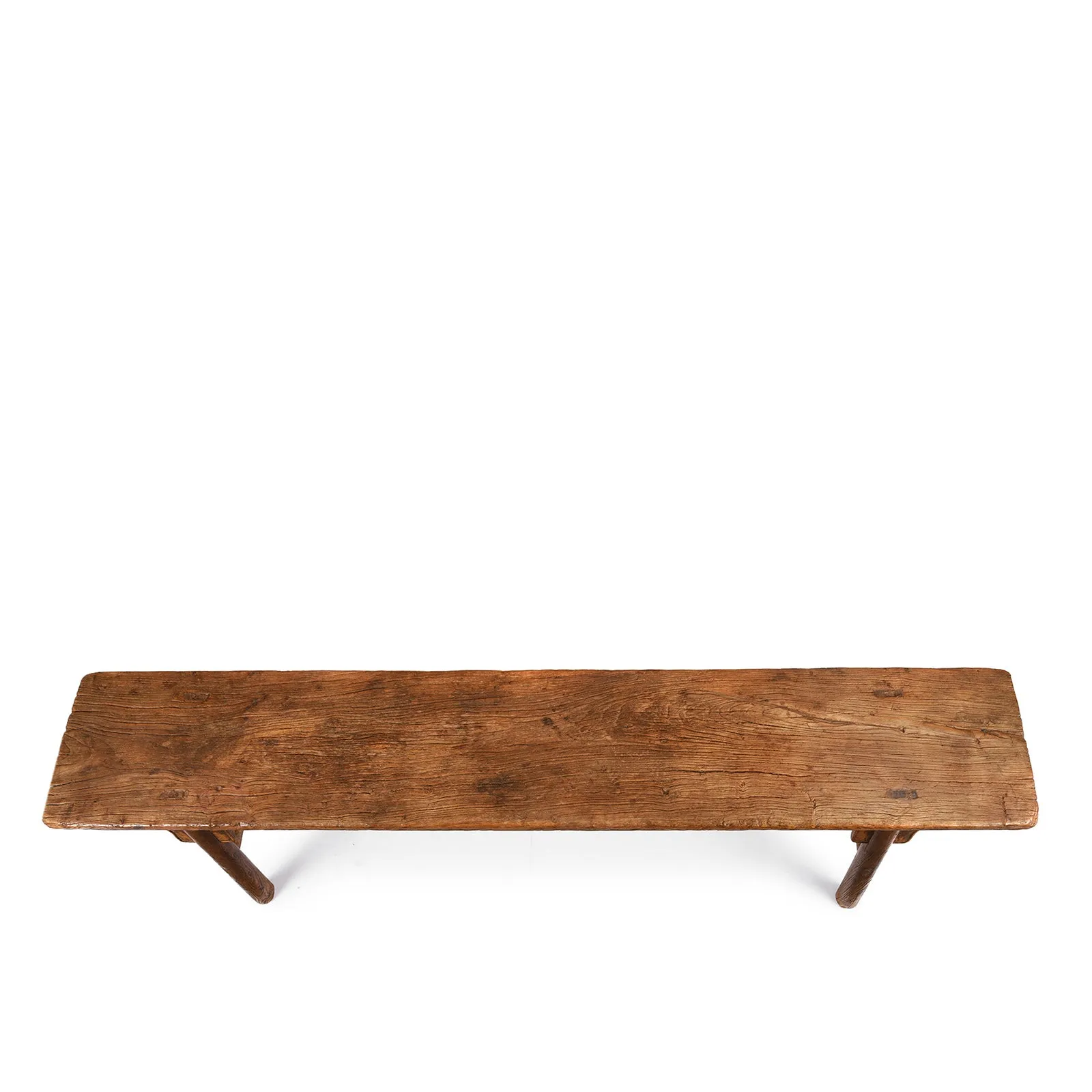 Elm Bench From Shanxi Province - 19th Century