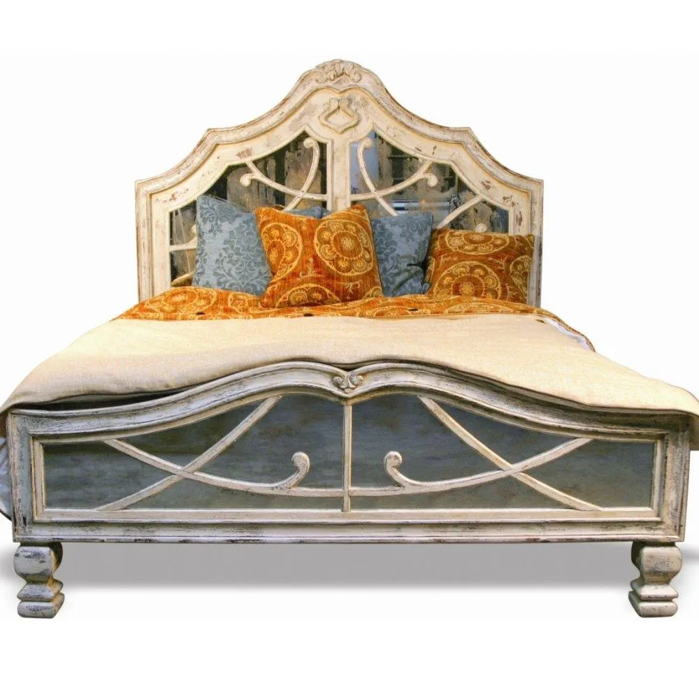 Elysee Mirrored Headboard & Footboard