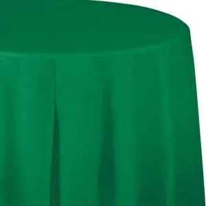 Emerald Green Octy Round Table Cover 54x108