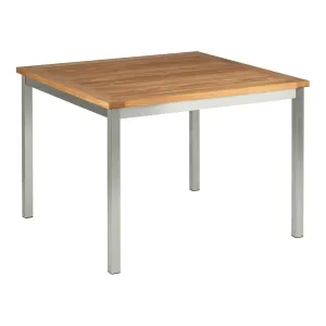 Equinox Square Dining Table - Teak Top