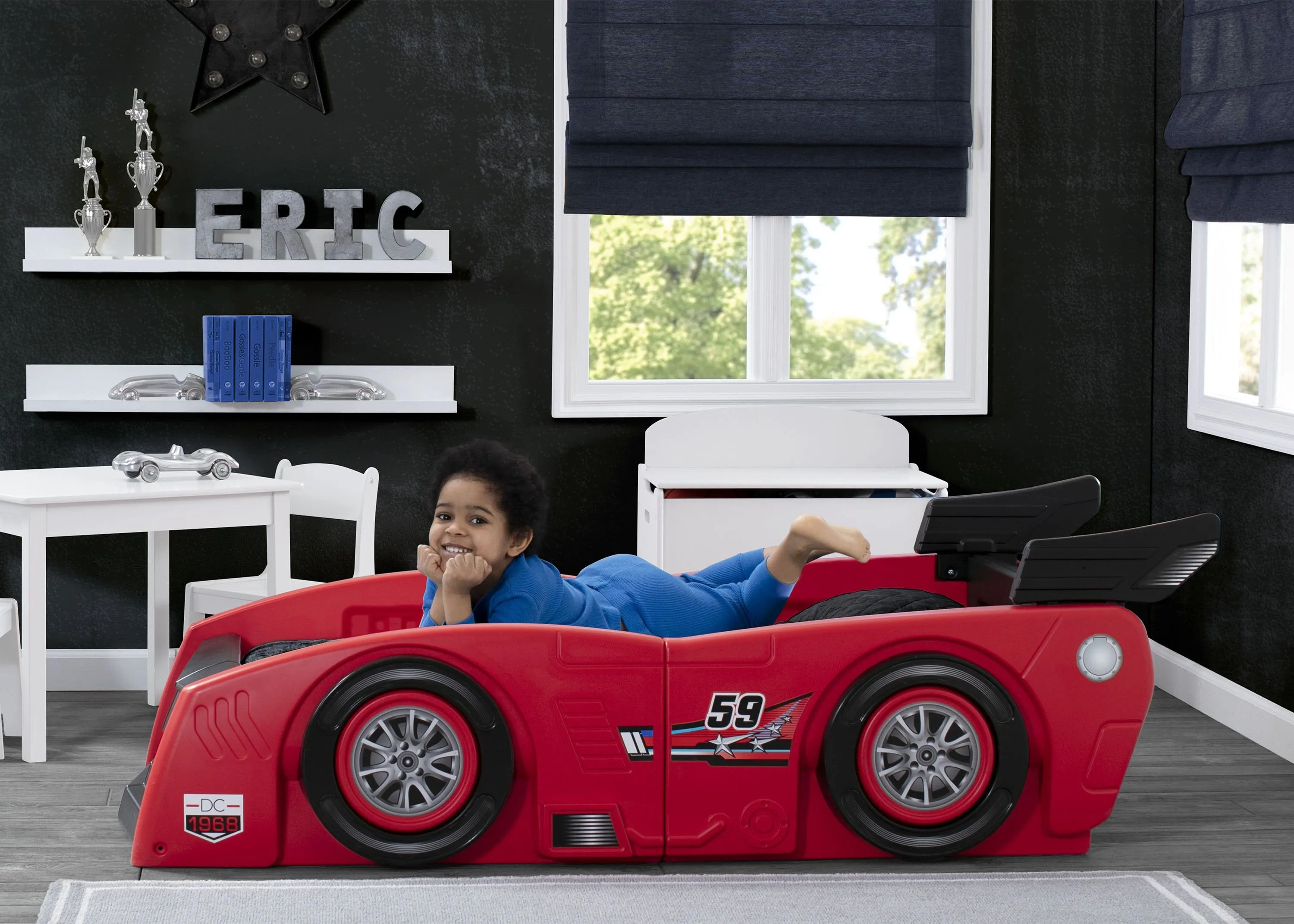 Grand Prix Race Car Toddler-to-Twin Bed