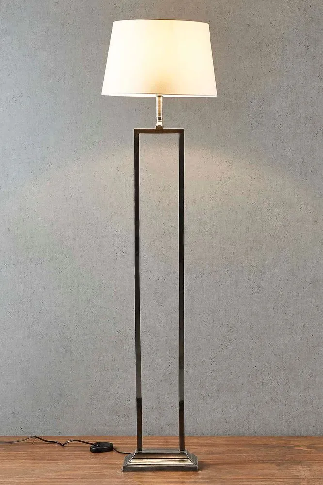 Hamilton Floor Lamp - Antique Silver