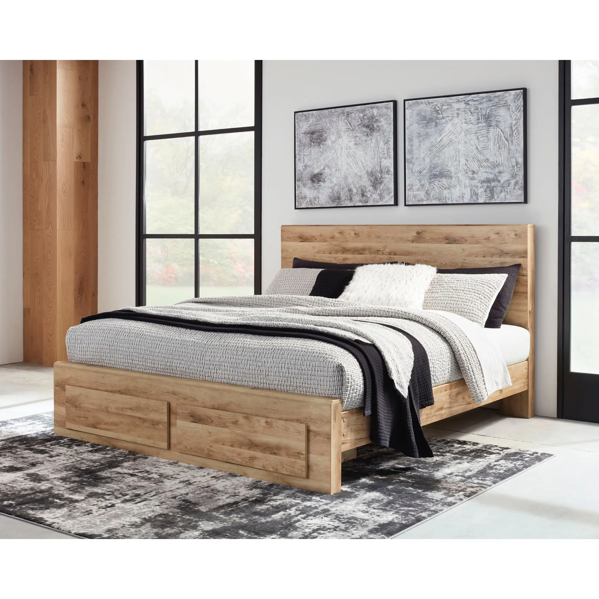 Hyanna Bed with 4 Drawer Storage