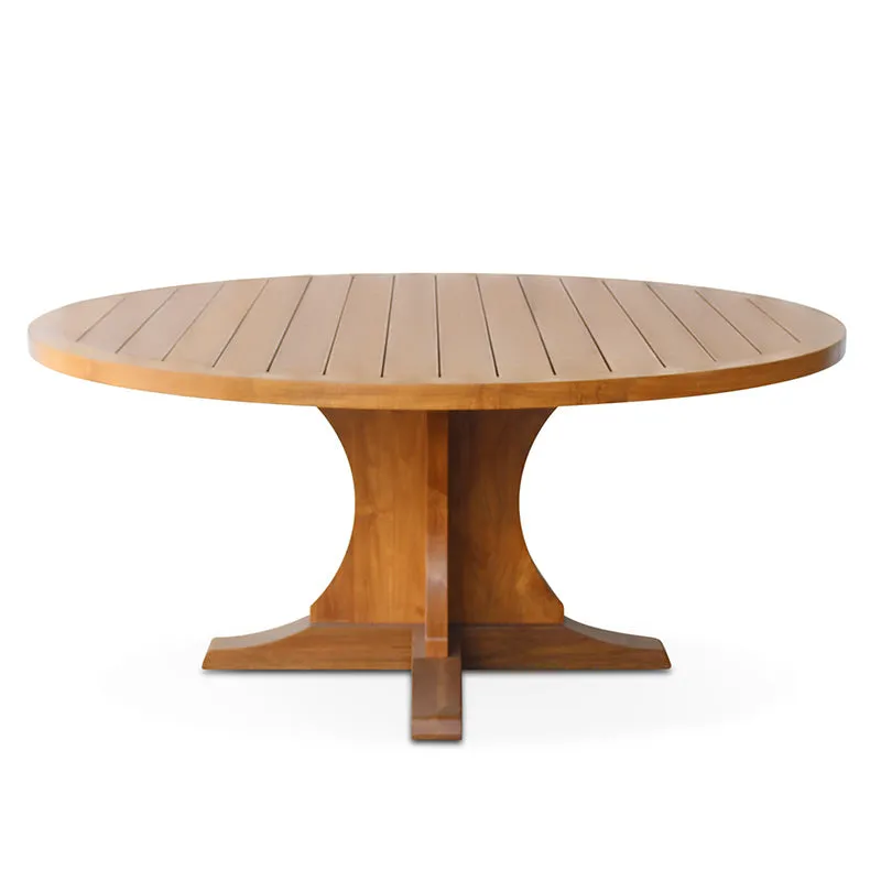 Indoor/Outdoor Napa Round Teak Dining Table