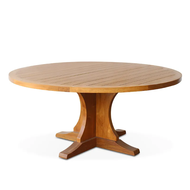 Indoor/Outdoor Napa Round Teak Dining Table