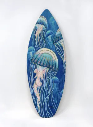 Jellyfish Surfboard Wall Art