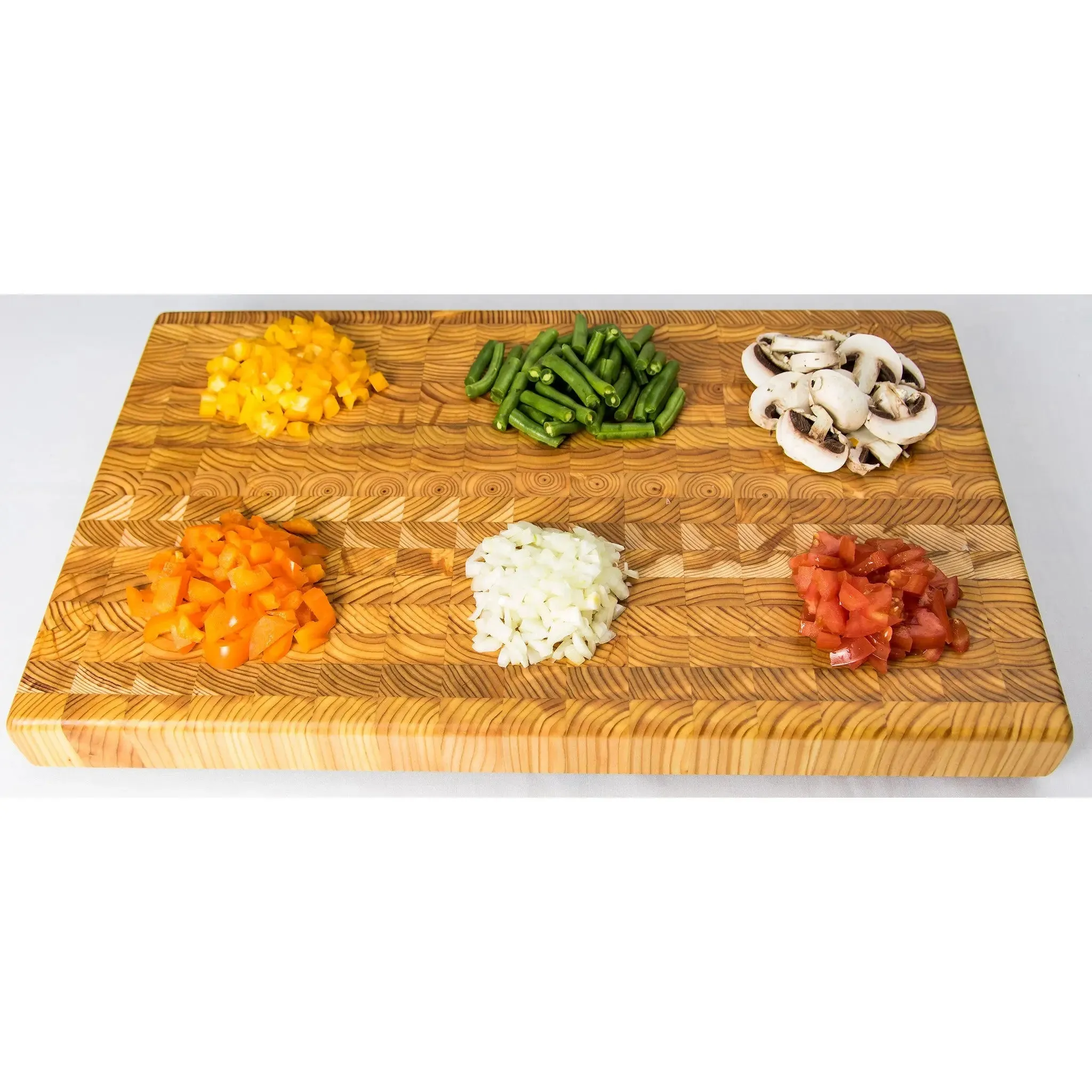 Large LG End Grain Cutting Board by Larch Wood