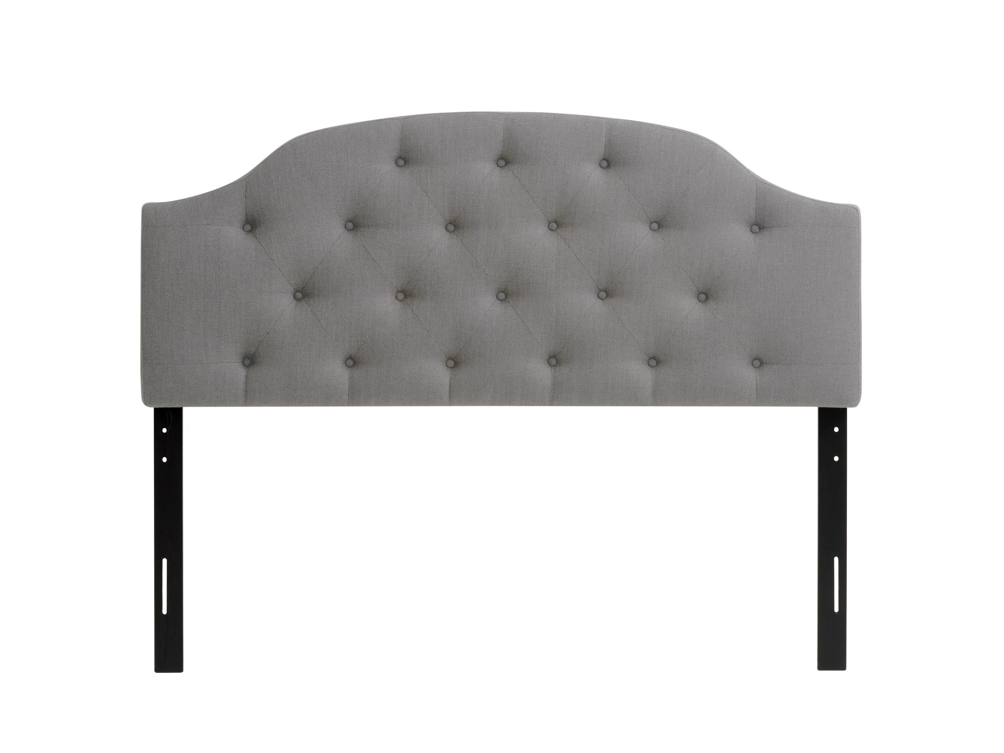 Light Grey Diamond Tufted Full/Double Headboard