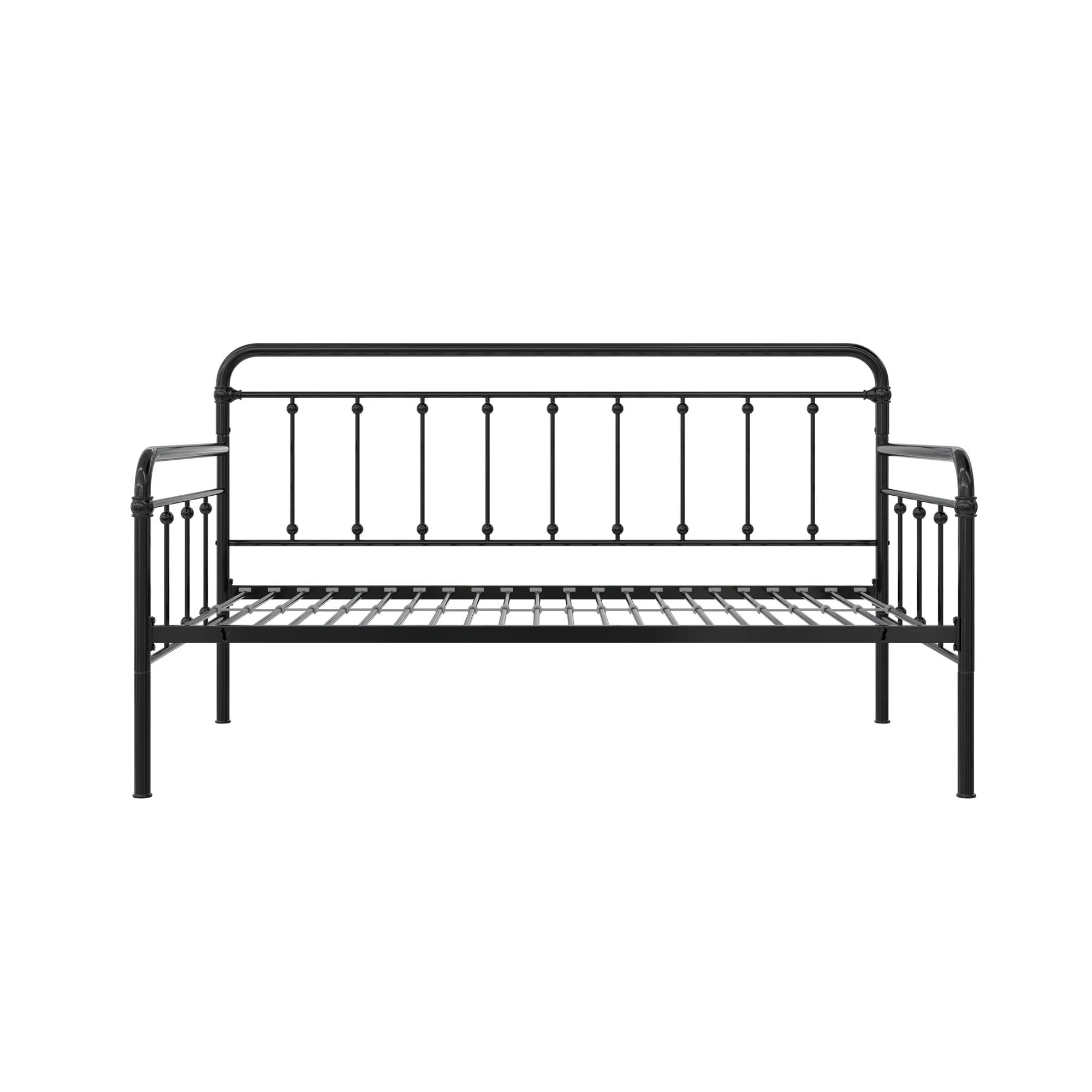 Locky Metal Daybed with Pop Up Trundle Bed