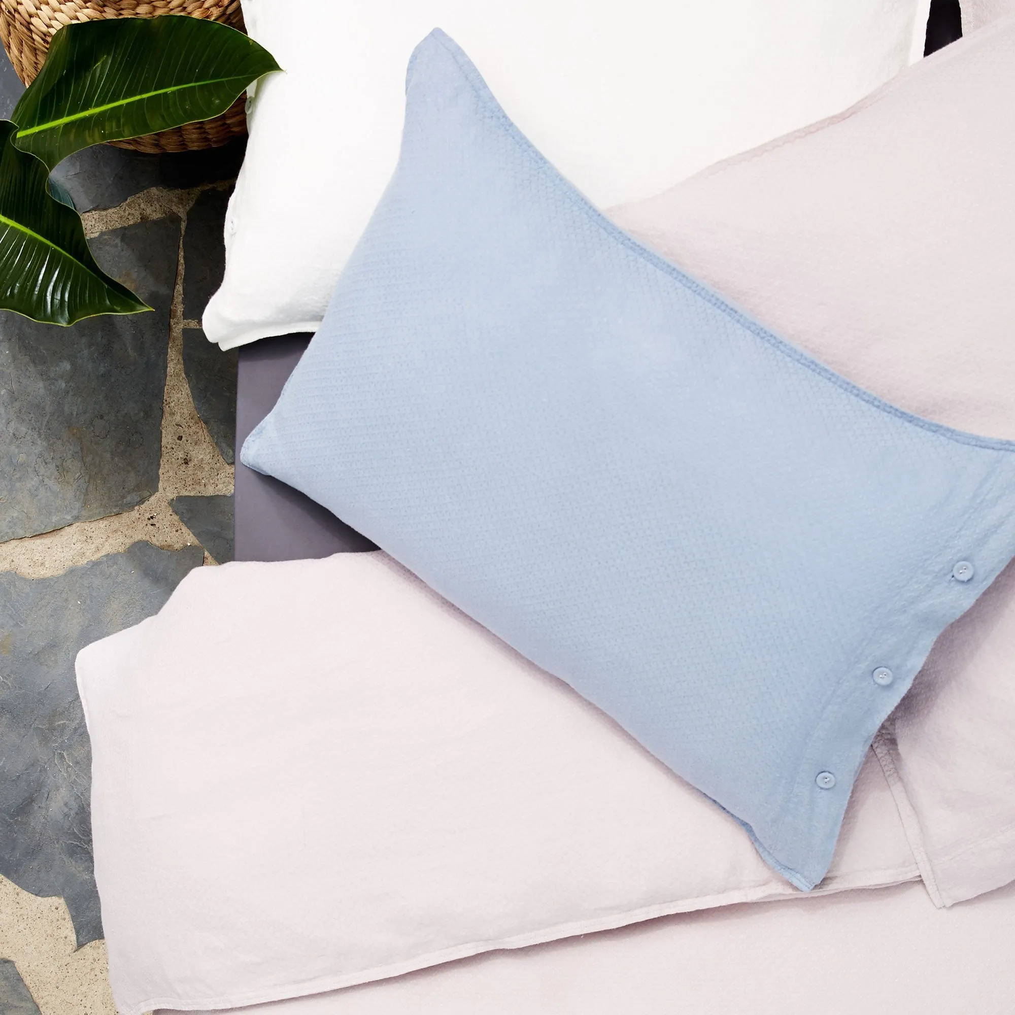 Lousa Bedding [Light grey blue]