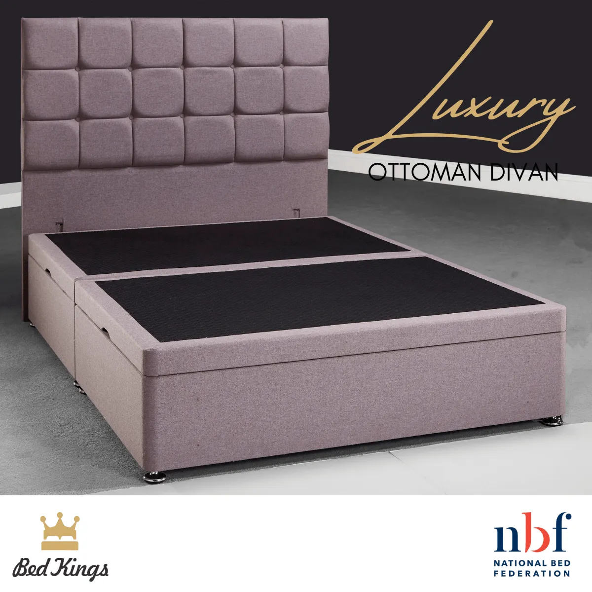 Luxury Ottoman Divan Base (Side Lift)