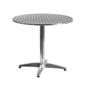 Mellie 31.5'' Round Aluminum Indoor-Outdoor Table with Base